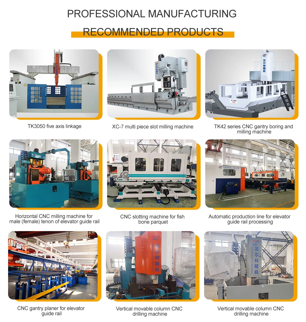 Large Bearing Capacity Fixed Beam Gantry CNC Milling Machine for Ferrous Metals Roughing and Finishing OEM/ODM