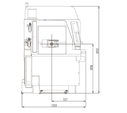 User-Friendly Swiss 6 Axis Mini CNC Lathe Machine Tc206 Motor Spindle