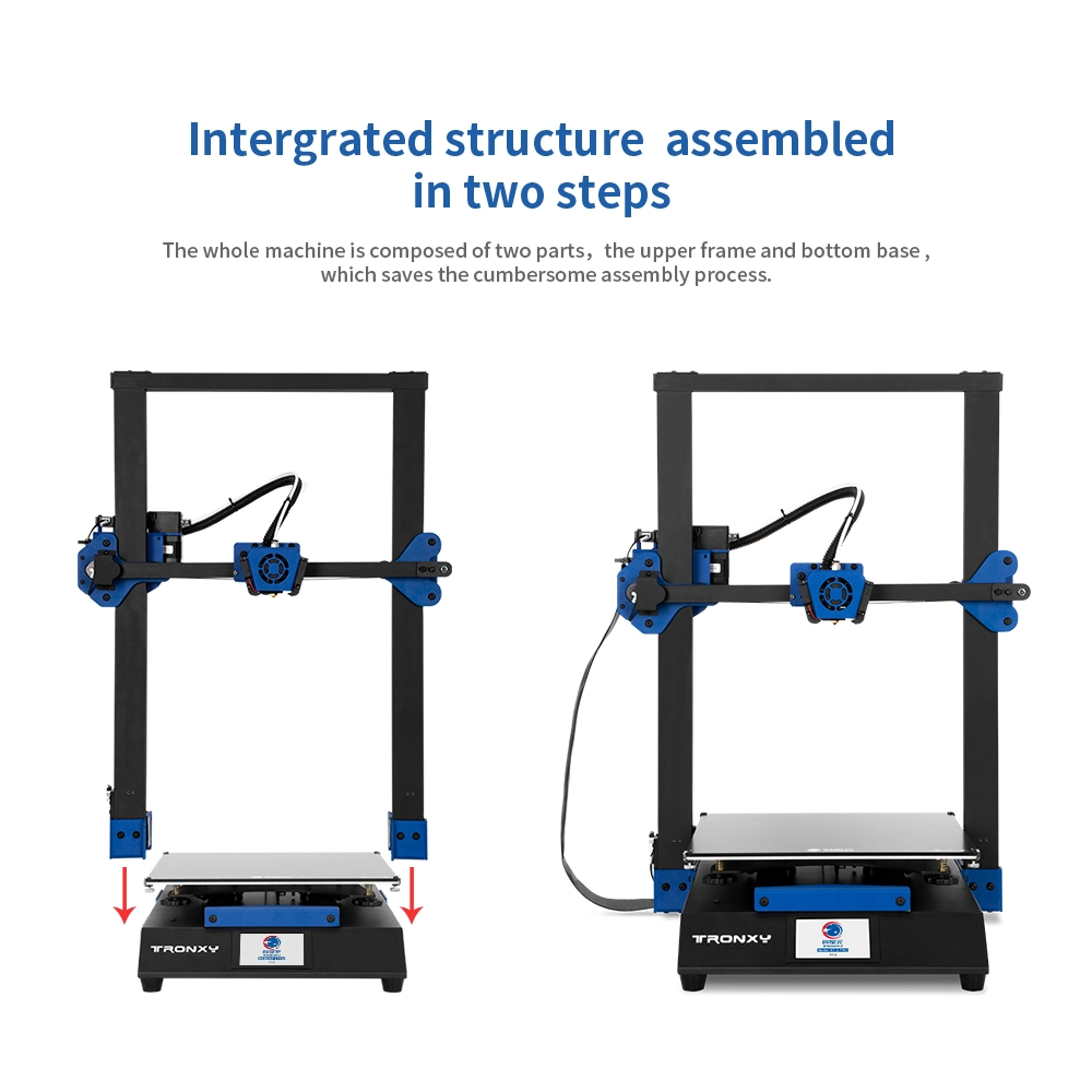 High-Precision Large-Size Fast Installation DIY Kit Fdm 3D Printer Printing Size 300*300*400mm