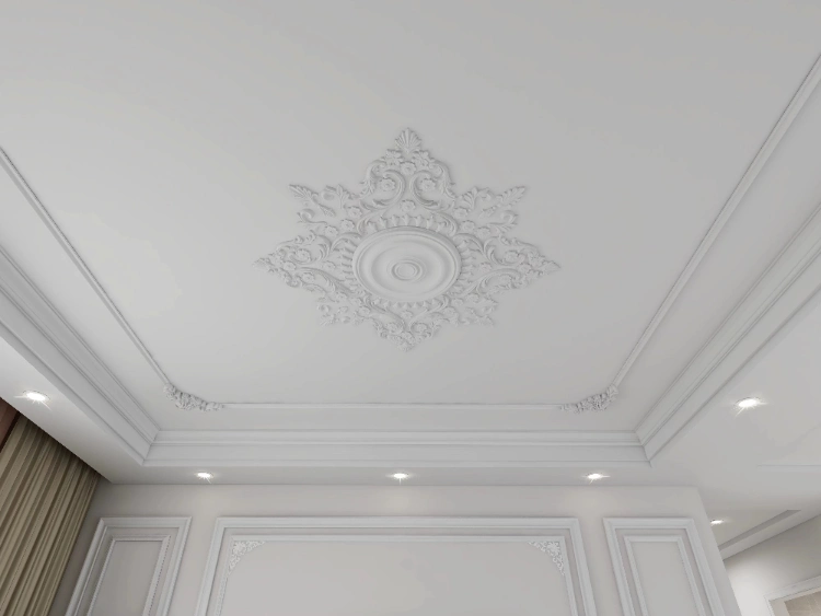 Wholesale Polyurethane Flat Cornice Molding Decoration Safety and Environmental Protection Polyurethane Molding