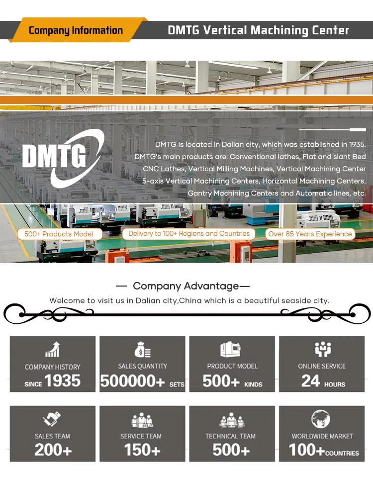 Dmtg China Machining Center CNC Horizontal Machining Center for Sale