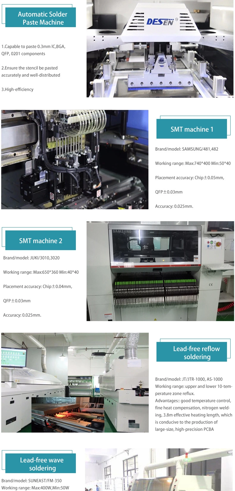 Shenzhen 15 Years Experienced PCB PCBA Assembly Factory Prototype Service