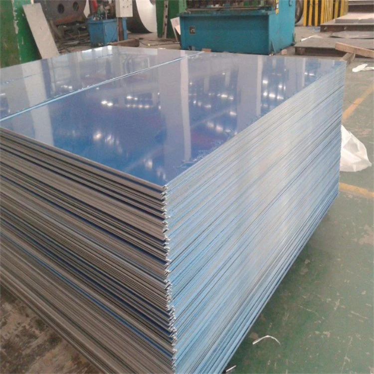 Sublimation Blank Aluminum Silvery White Glossy Custom Aluminum Sheet 1060 1100 3003 5052 5083 6061 6063 7075 Anodized Color Coated Extrusion Aluminum