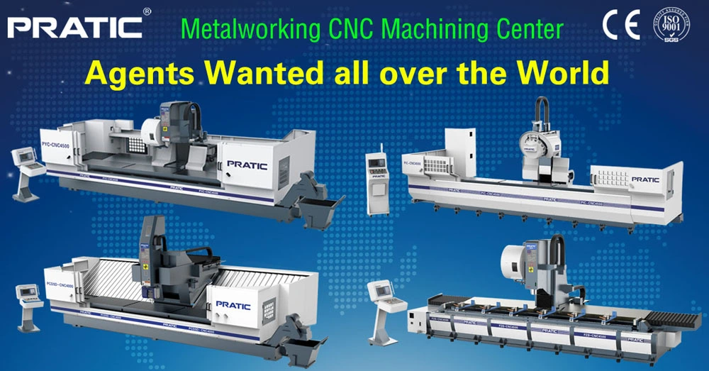 5 Axis Metal Processing CNC Machine for Aluminum Steel Profiles Vertical Machining Center Milling Drilling Tapping Vmc