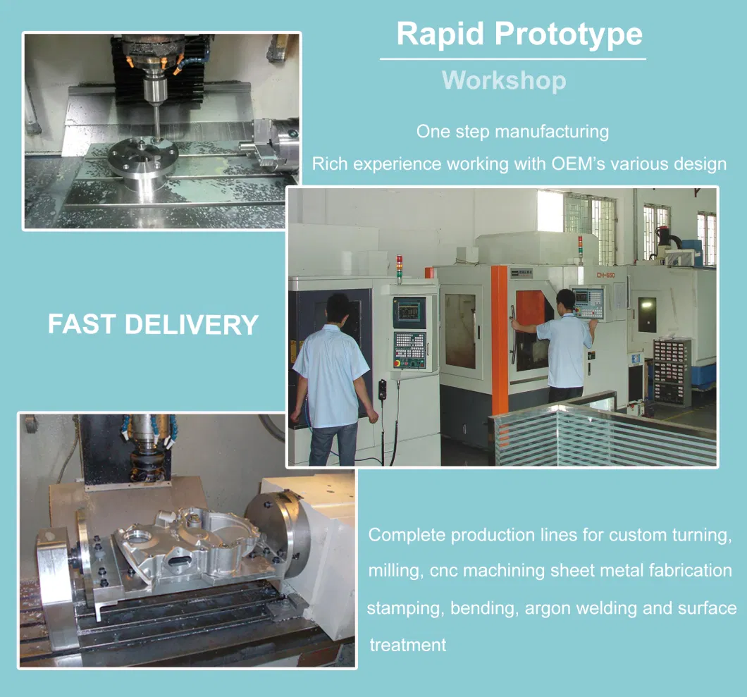 Custom Design Rapid Prototype CNC Machining Metal Prototyping Services