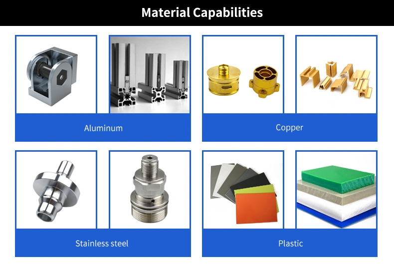 Customized Precision 5 Axis CNC Milling Service Machining Metal Block Machined Turning Stainless Steel Aluminum CNC Parts