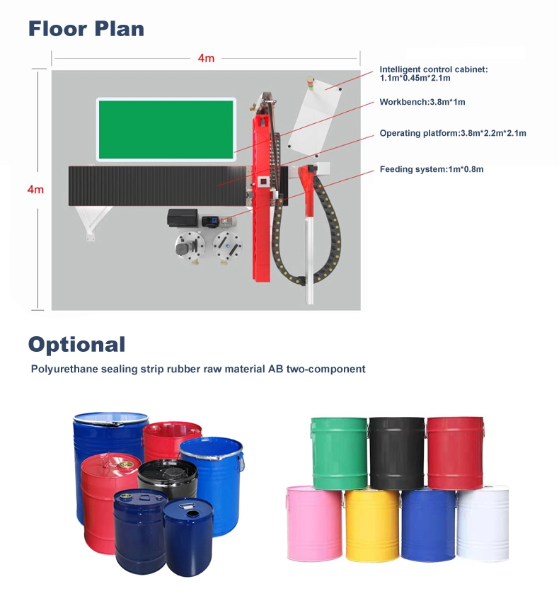 Electric Cabinet Constant Type Polyurethane Gasket Casting Machine