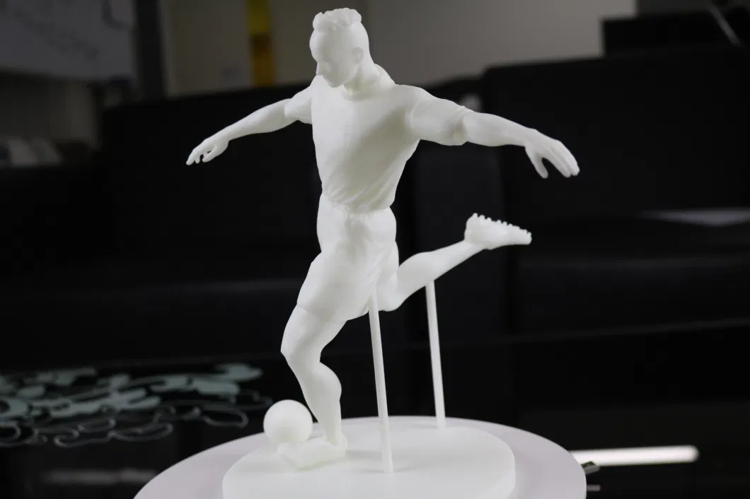 3D Printing Design Service Rapid Prototyping Prototype Soccer Player and Car