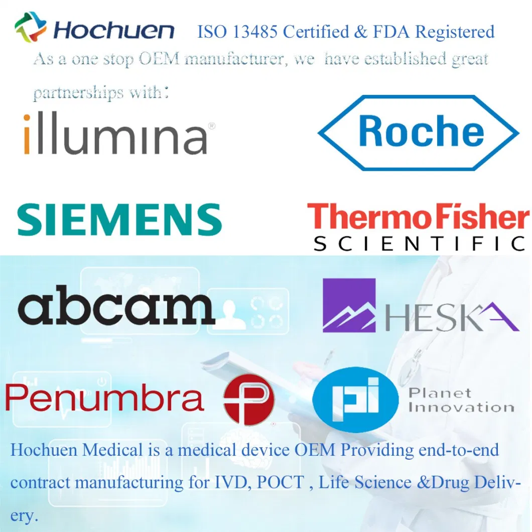 High Precision Medical Parts Rapid Prototyping CNC Plastic Machining for Microfluidic Devices