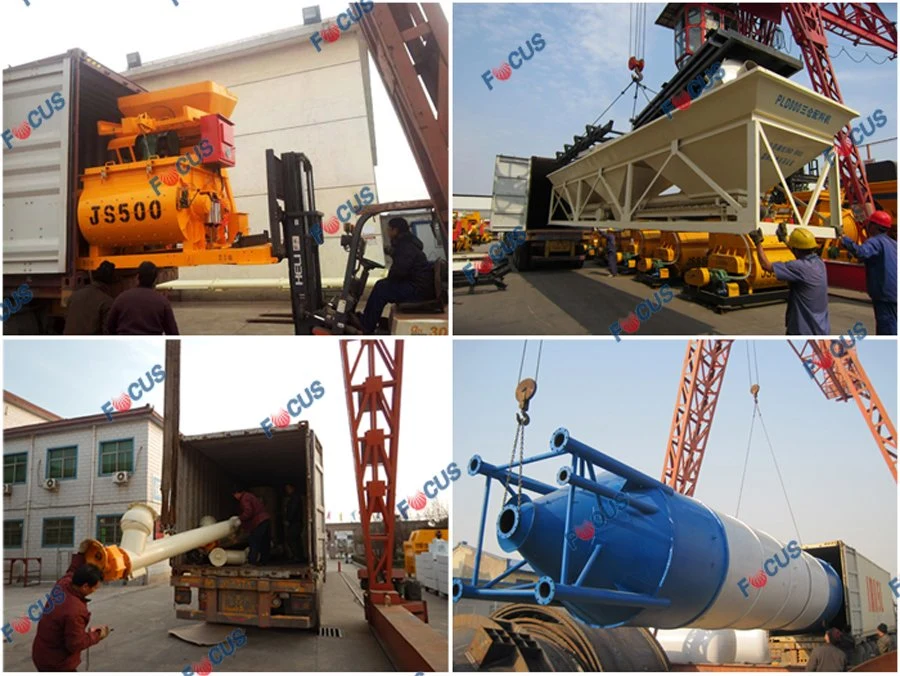 Hzs25 25m3/H Small Concrete Batching Plant for Sale