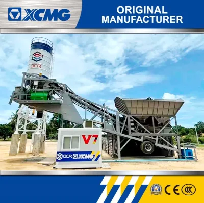 XCMG Official Hzs60vy impianto di produzione calcestruzzo cellulare 60 M3 automatico Impianto di betonaggio mobile