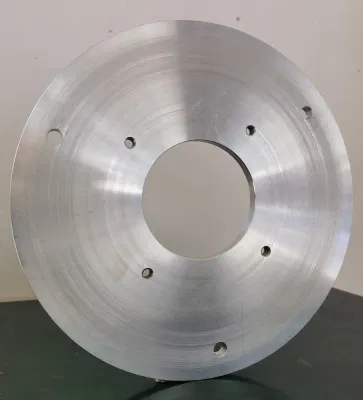 Disco in alluminio OEM Rapid Prototyping con fresatura CNC avanzata e. Rotazione