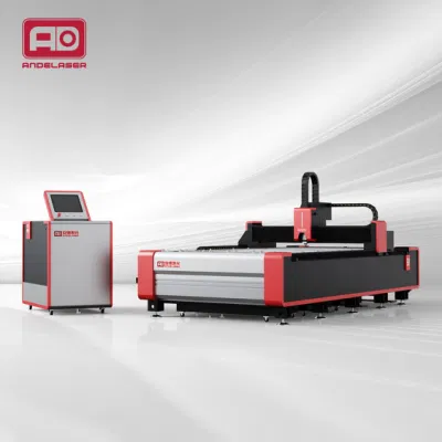 Macchina da taglio laser in fibra CNC per lamiere con impianto elettrico separato Armadio per acciaio inox/acciaio al carbonio/alluminio/rame/ottone