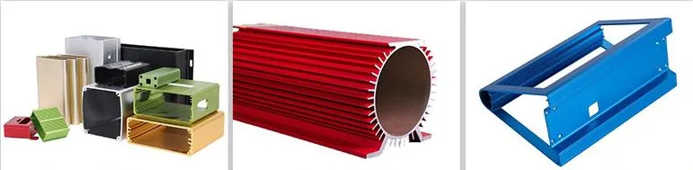 Aluminum Heatsink Extrusion Profile Customized Aluminum Shell