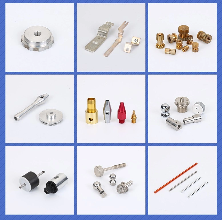 Factory Supply Brass Fittings Washers Custom Precision Turning Parts CNC Drilling Parts Lather Milling Service Aluminium