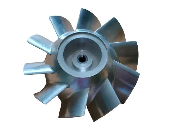 CNC Machined Turbofan Impeller and Aerospace Parts by CNC Milling and Precision Machining