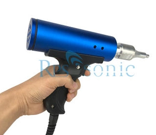 30kHz Portable Ultrasonic Spot Welder with Digital Generator Titanium Horn