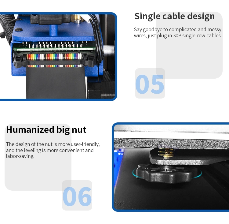 High-Precision Large-Size Fast Installation DIY Kit Fdm 3D Printer Printing Size 300*300*400mm