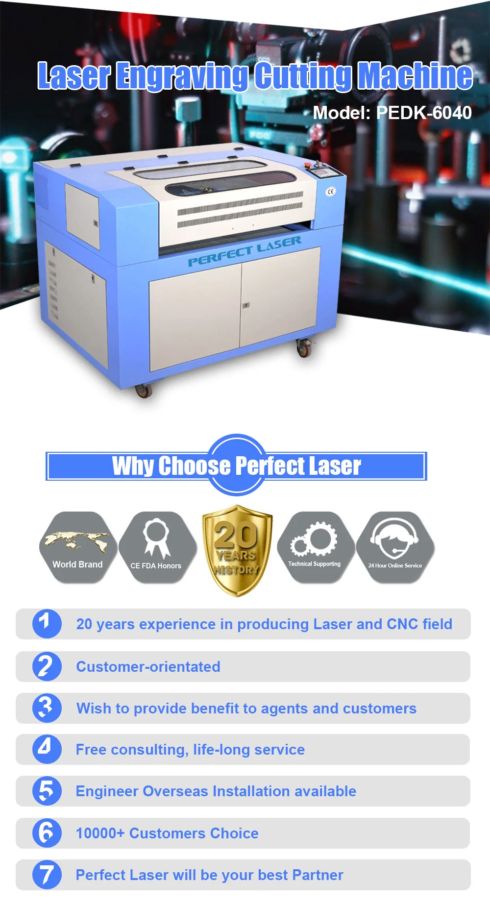 600X400mm Gift Craft CNC Mini CO2 Laser Engraving and Cutting Machine