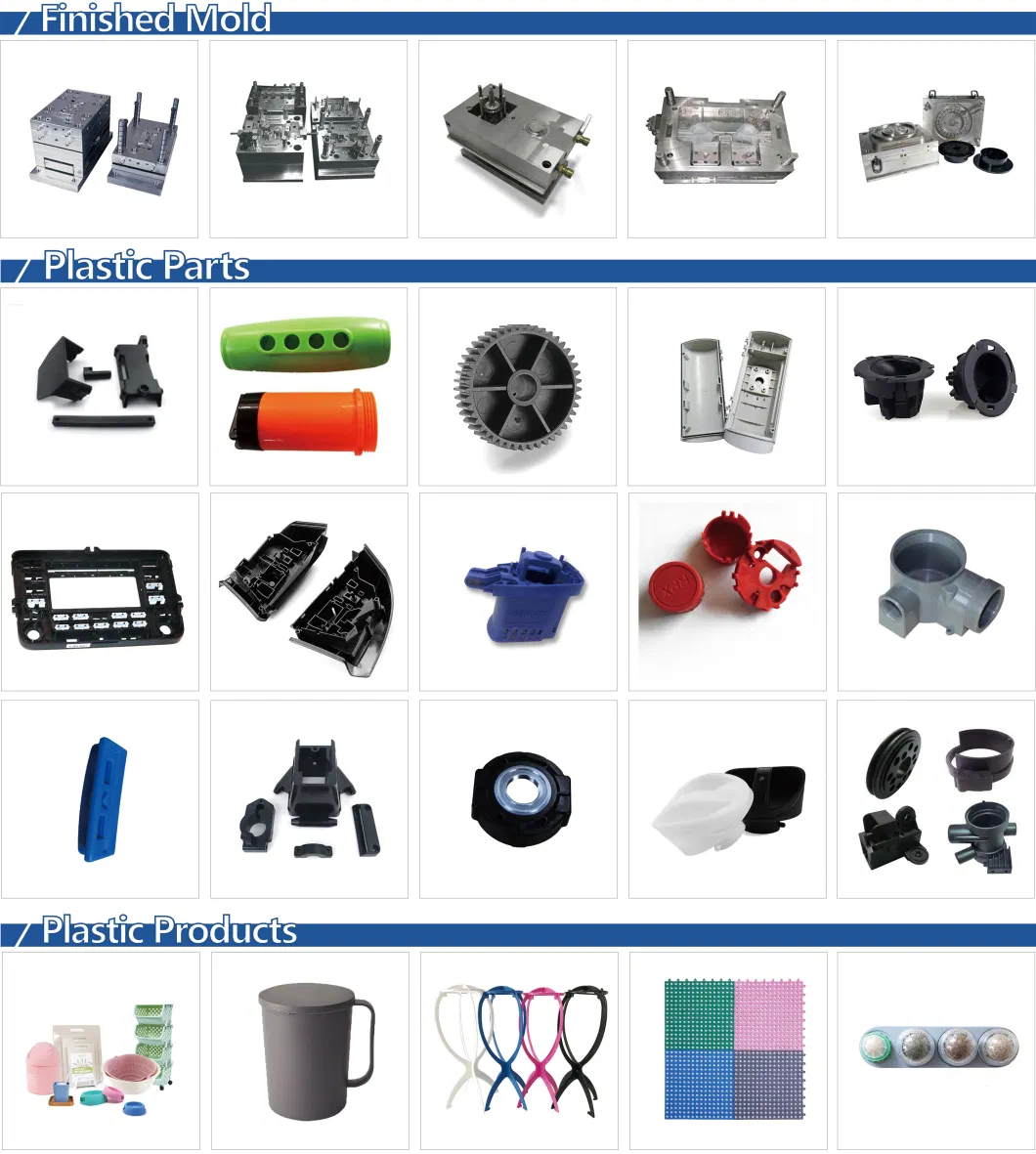 Customized Plastic Injection Molded Plastic Parts Manufacturer