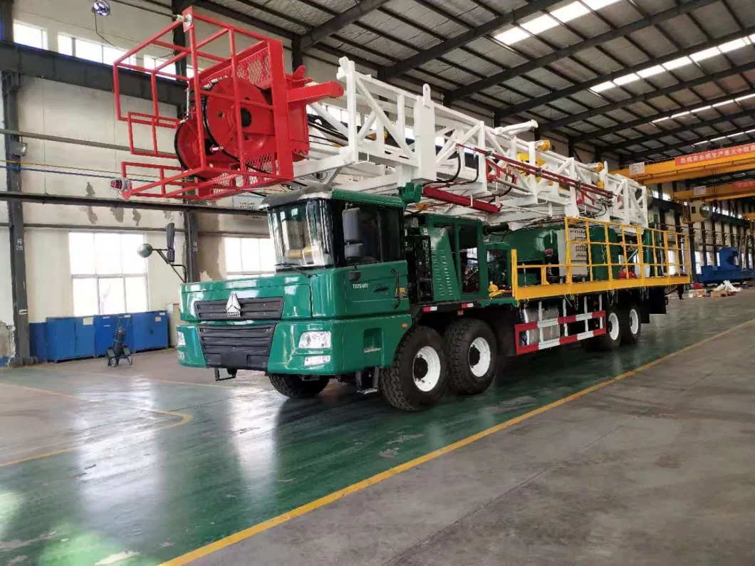 Workover Rig Mounted Drilling Rig Chassis Transport Vehicle Xj350/Xj450/Xj550 Made in China