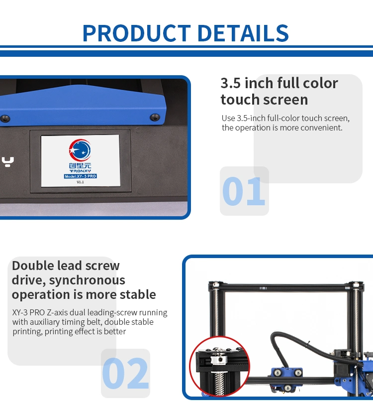 High-Precision Large-Size Fast Installation DIY Kit Fdm 3D Printer Printing Size 300*300*400mm