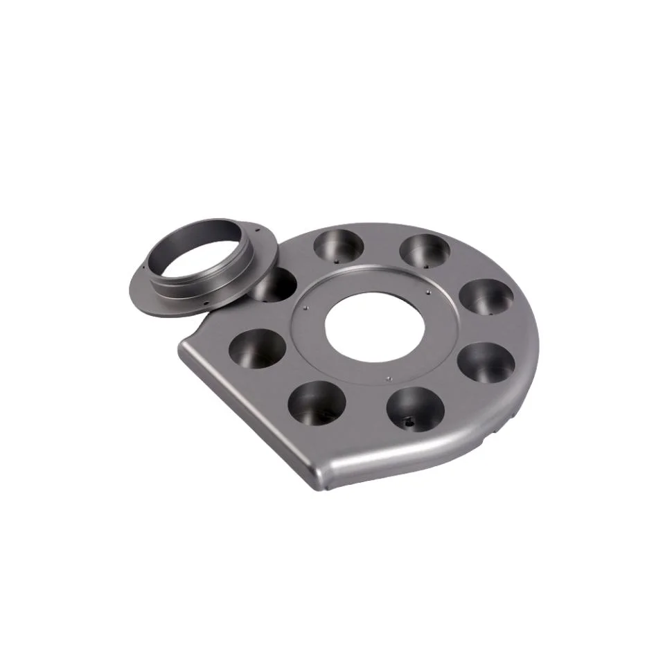 CNC Machining Metal Industrial Hand Plate, Precision Machinery Aluminum 5-Axis CNC Lathe Small Batch Aluminum Alloy