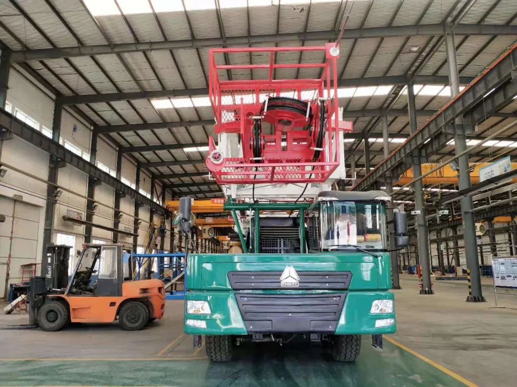 Workover Rig Mounted Drilling Rig Chassis Transport Vehicle Xj350/Xj450/Xj550 Made in China