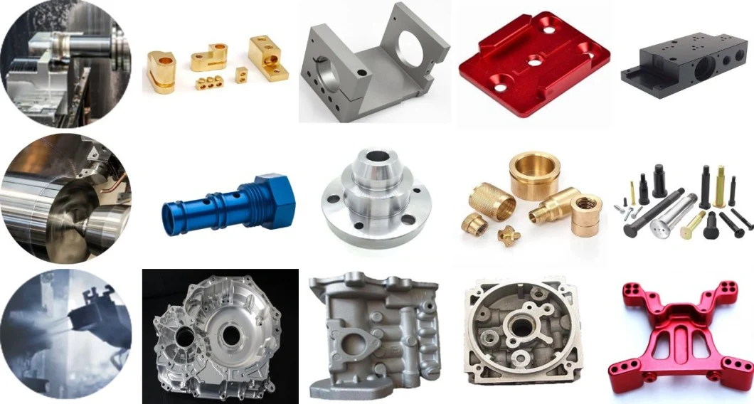 Rapid Prototype Mechanical Parts Anodizing CNC Turned Milled Machining Parts for Auto