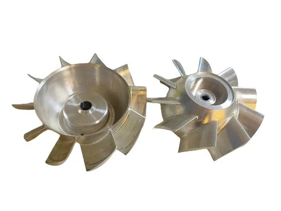 CNC Machined Turbofan Impeller and Aerospace Parts by CNC Milling and Precision Machining