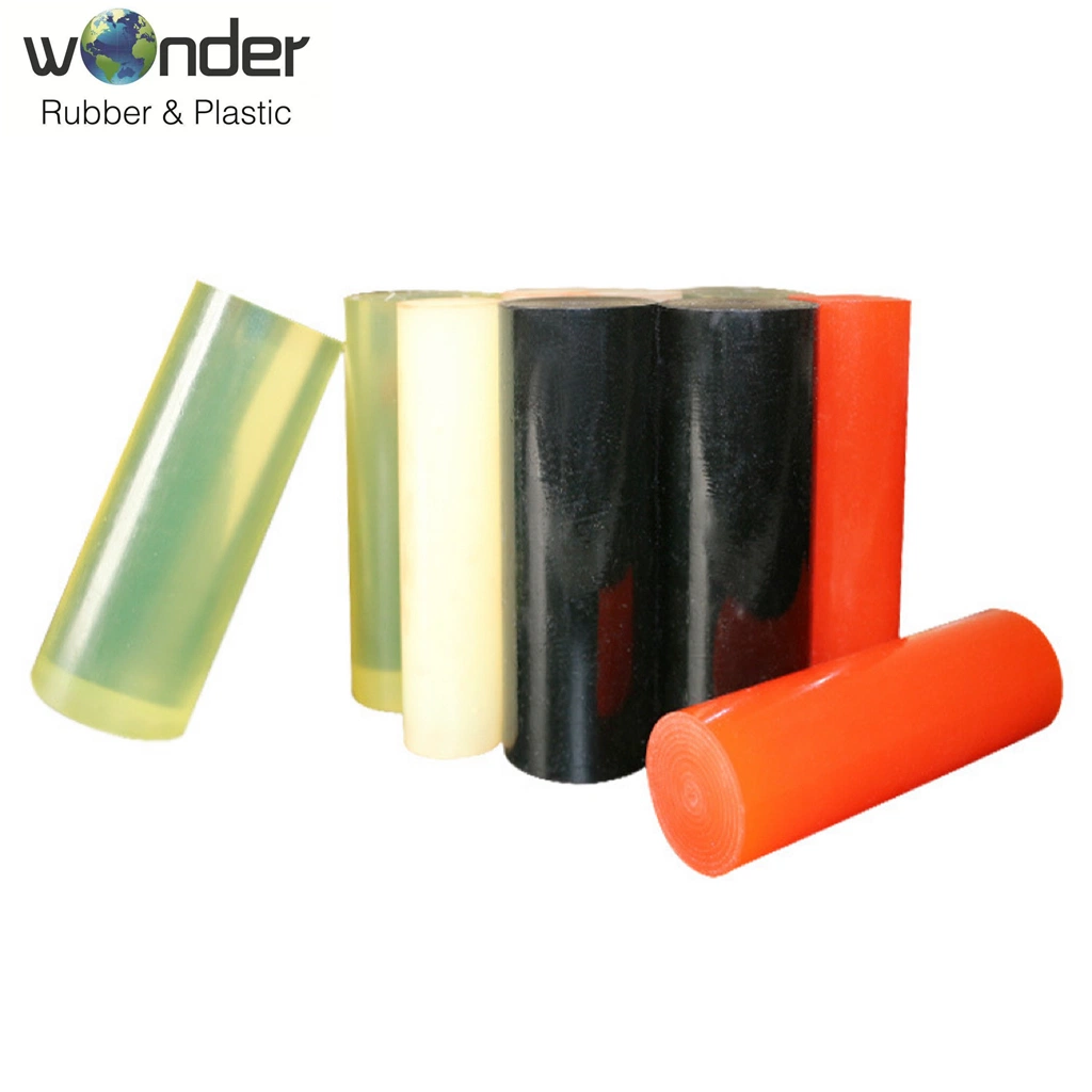 85-95 Hardness Casting PU Rubber Urethane Bars Sold or Hollow Rod Durable and Reliable Polyurethane PU Rod Tube Part Custom