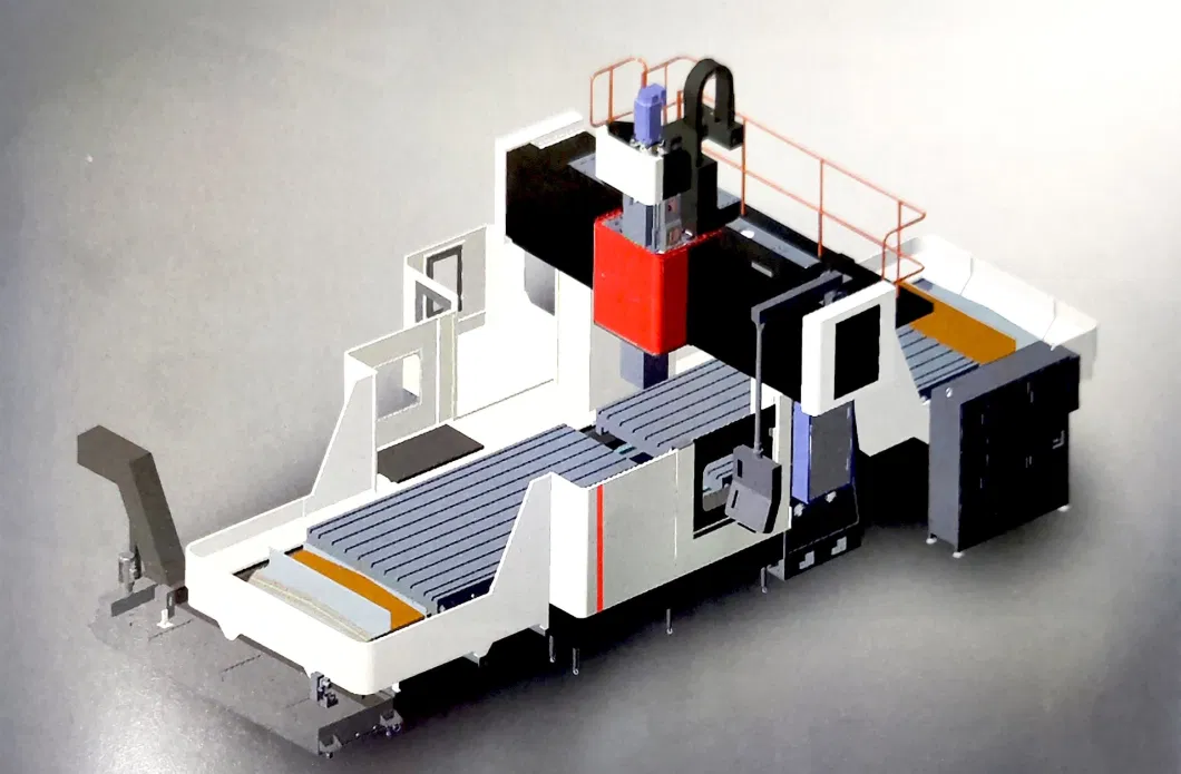 Automatic 4 Axis Horizontal CNC Milling Machining Center