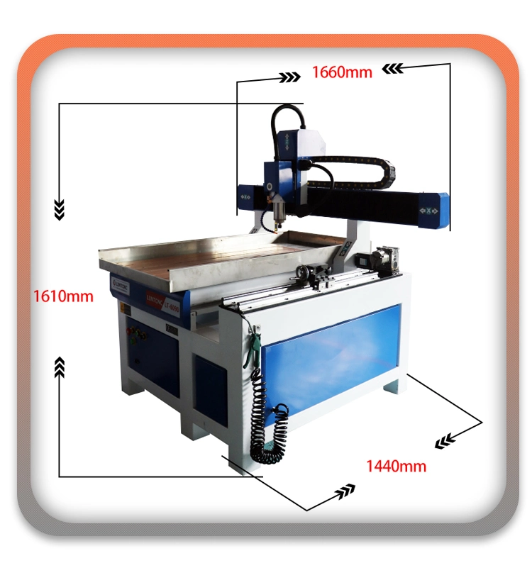 Mach3 DSP Control System Mini 6090 Wood CNC Router 4axis Engraving Machine