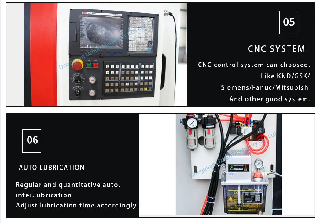 Vmc640 Vmc850 Vmc1160 Vmc1370 Multifunctional 4 Axis Lizhun High Precision Vertical Milling Machine Center CNC Manchine Tools Fanuc/Mitsubishi/Siemens