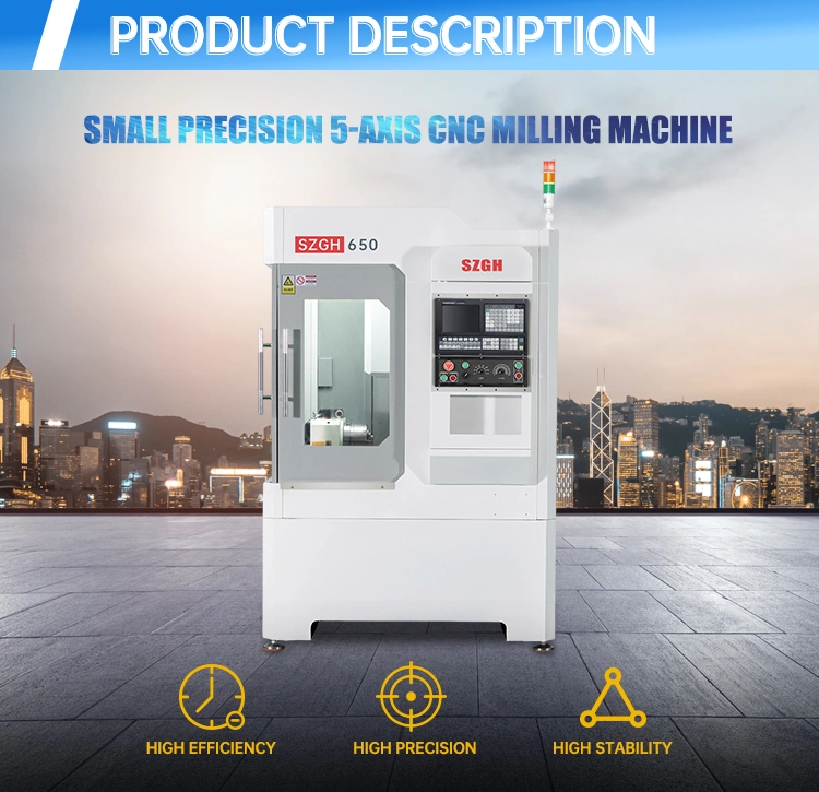 Szgh Vmc Machine Vmc650 3/4 Axis CNC Machining Center Vertical CNC Milling Machine Cost-Effective