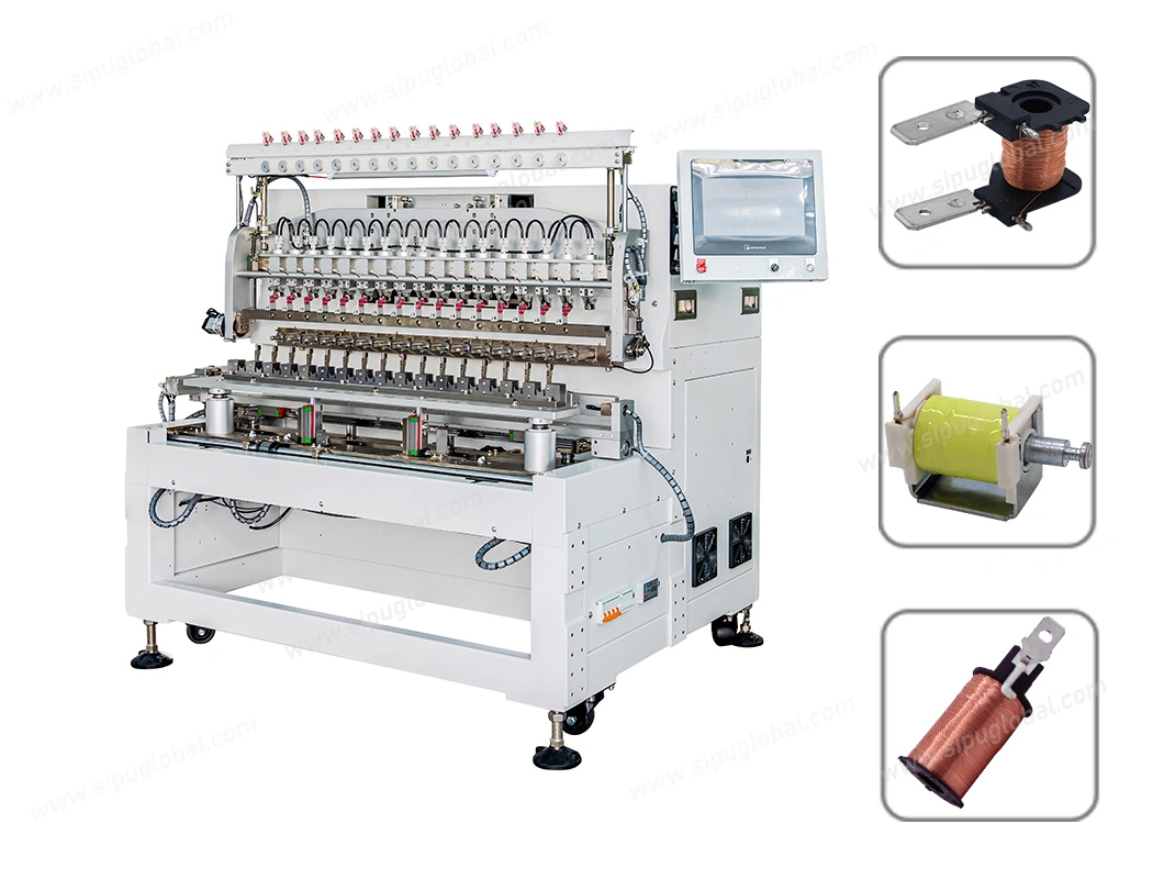 16 Axis High Precision CNC Fully Automatic Inductor Relay Coil Winding Machine