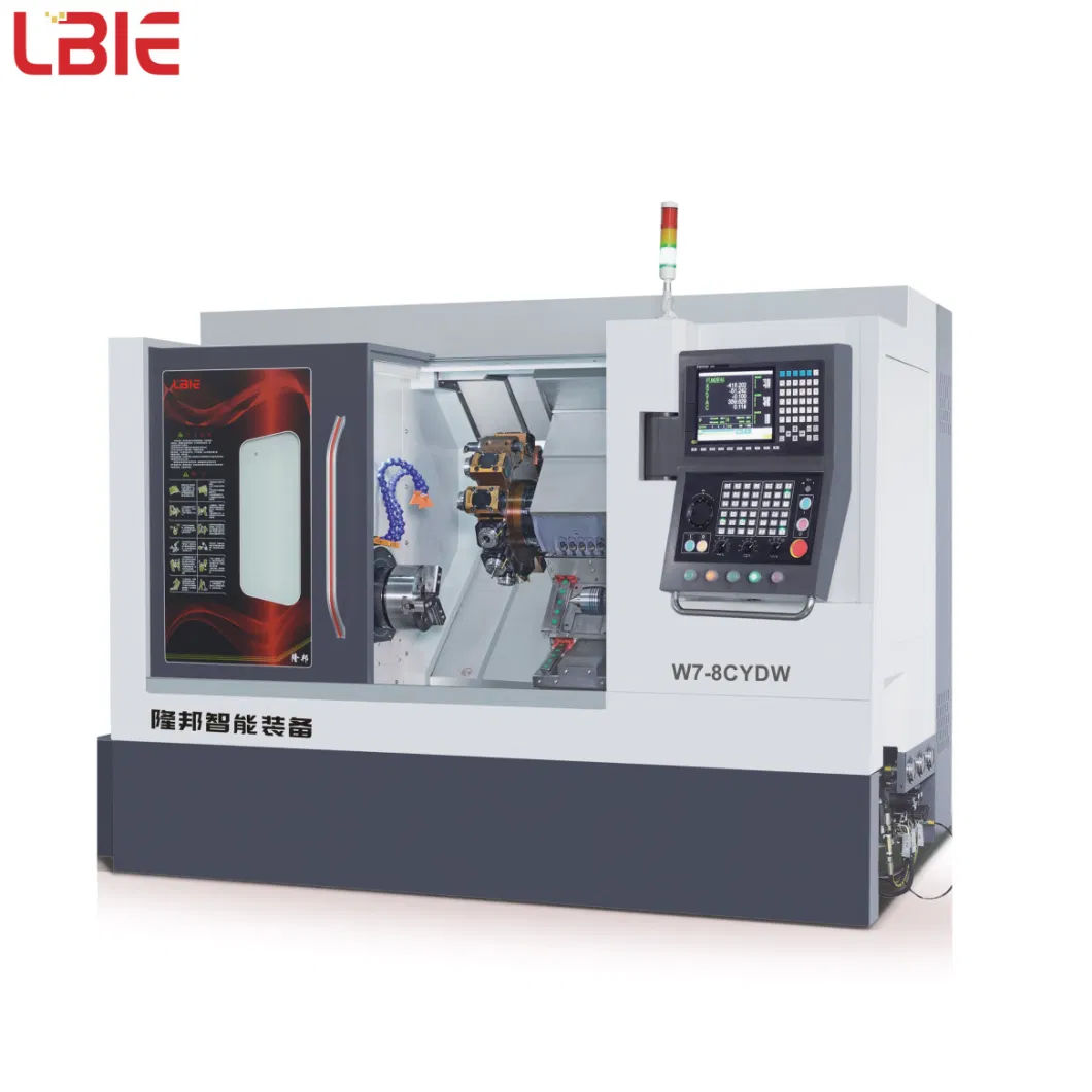 High-Efficiency High Precision Interpolated Y-Axis Turning and Milling Machine Tool 4-Axis
