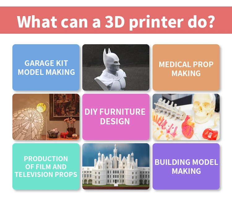 High-Precision Large-Size Fast Installation DIY Kit Fdm 3D Printer Printing Size 300*300*400mm