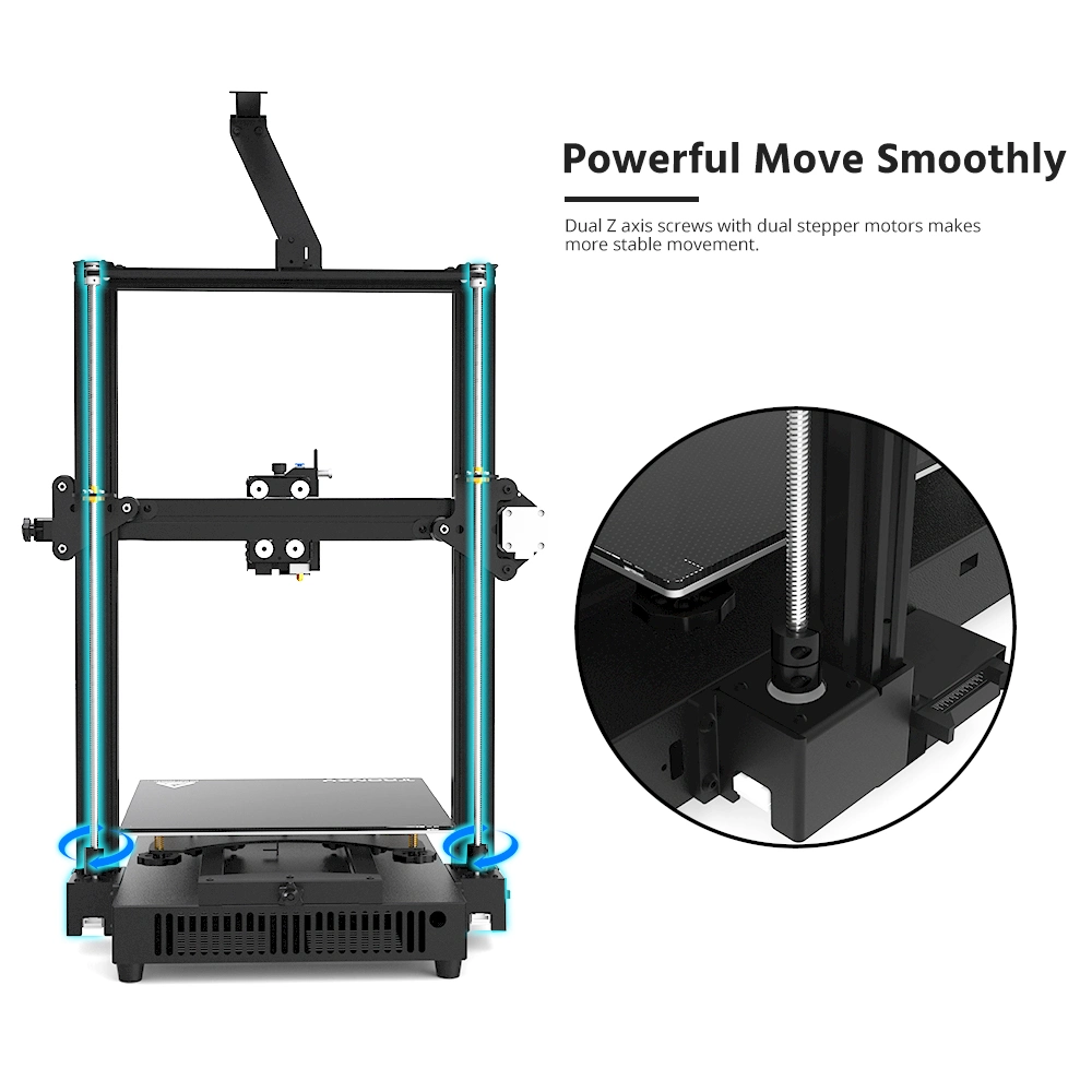 Fast Installation DIY Kit Fdm Industrial 3D Printer Printing Size 300*300*400mm