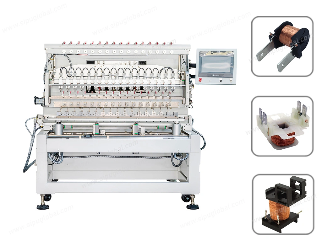 16 Axis High Precision CNC Fully Automatic Inductor Relay Coil Winding Machine