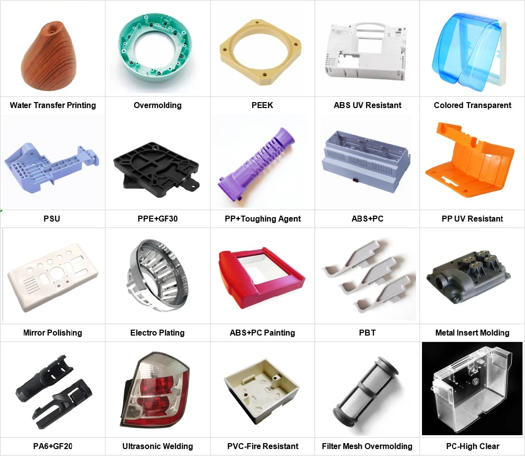 3D Printing Service Acrylic Silicone Rubber Plastic Parts Clear Transparent Urethane CNC Custom Rapid Prototyping Vacuum Casting
