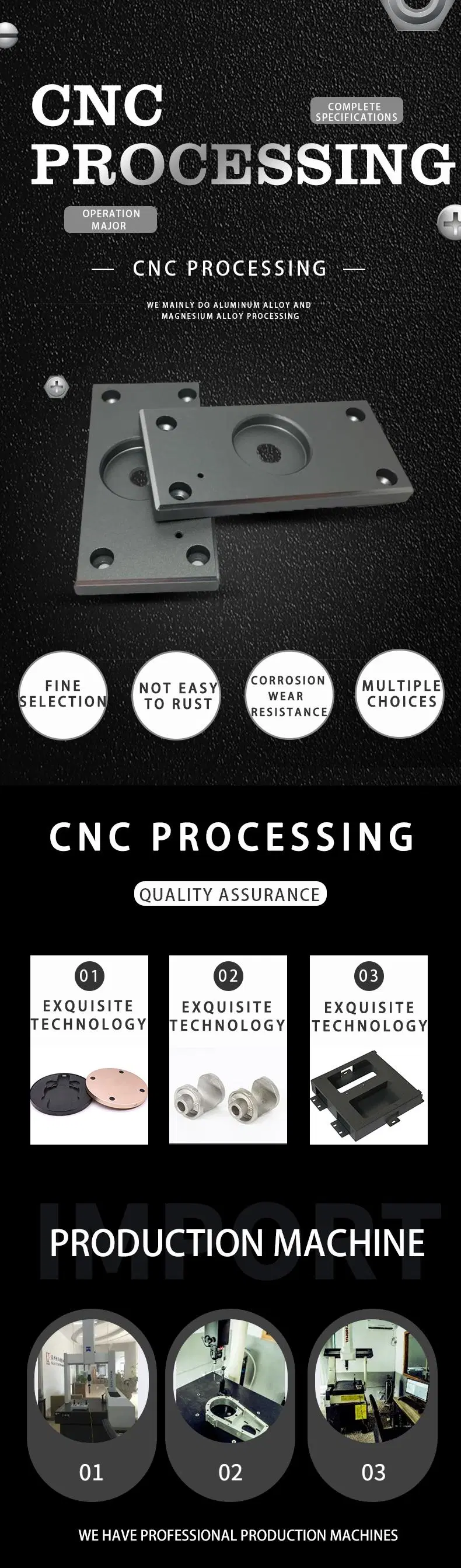 Aluminum Alloy Prototype CNC Precision Non-Standard Parts Custom Processing