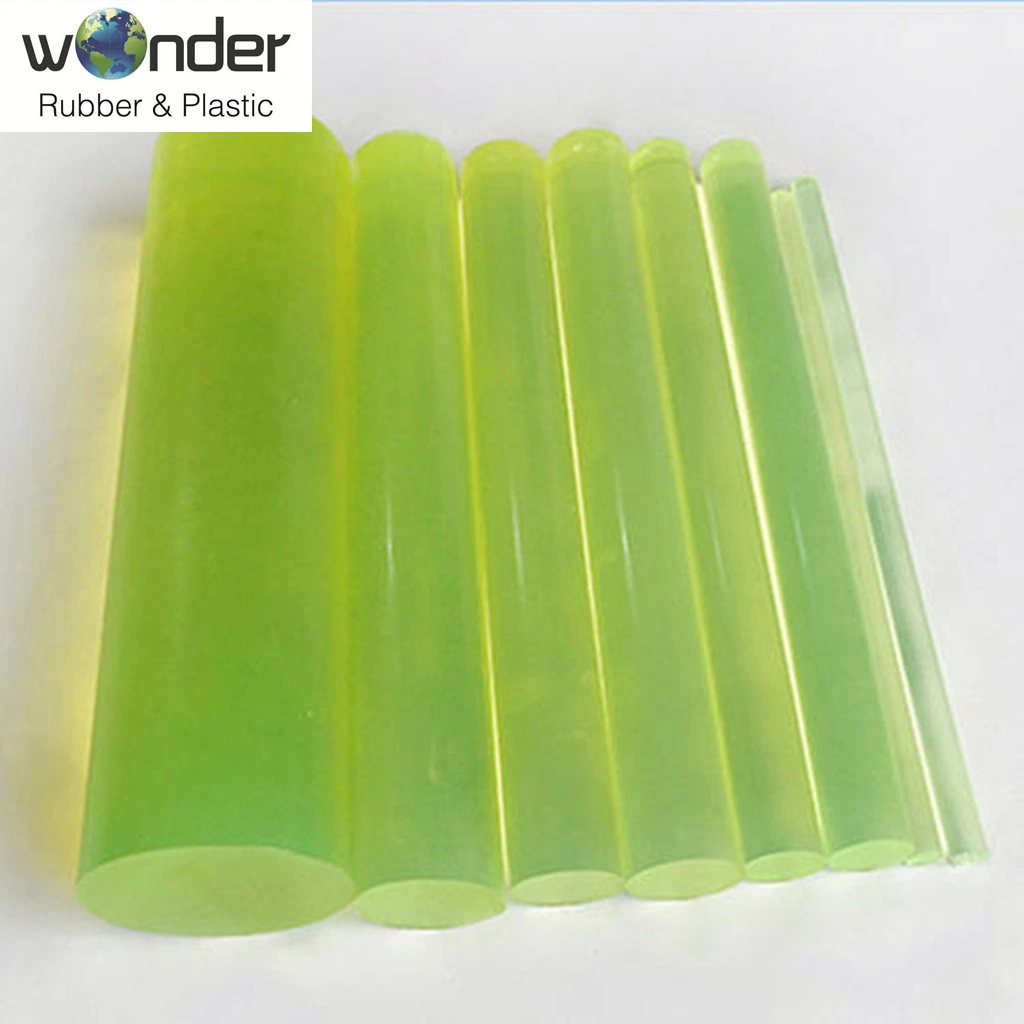 85-95 Hardness Casting PU Rubber Urethane Bars Sold or Hollow Rod Durable and Reliable Polyurethane PU Rod Tube Part Custom