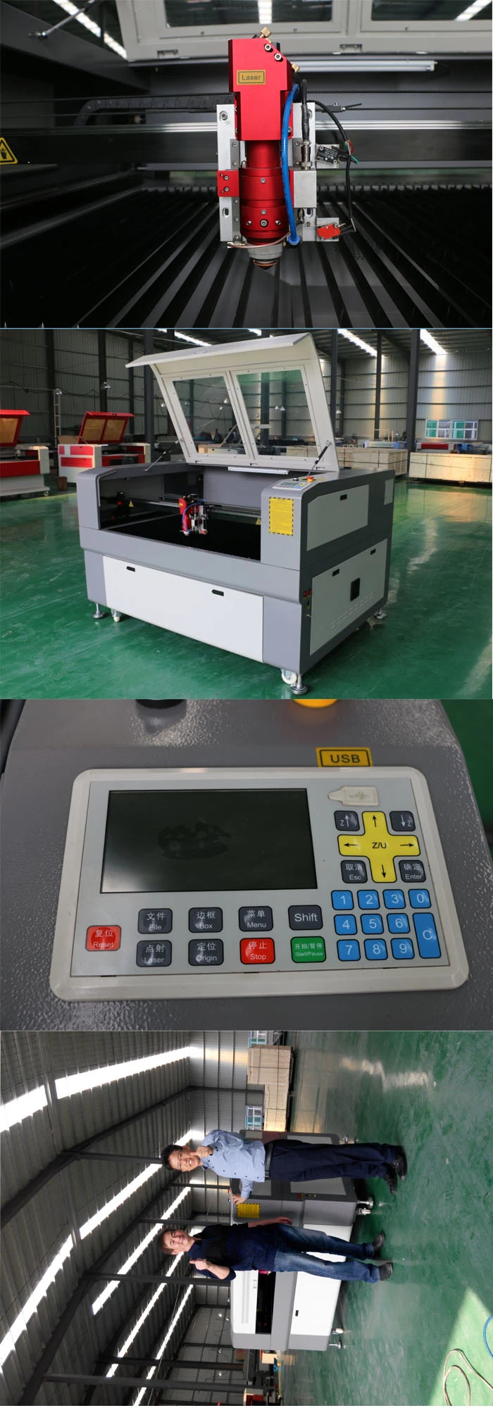 Ck1390 130W Reci Metal Nonmetal Wood Panle Acrylic MDF Plastic Paper Engraving Machinery CO2 Engraving CNC Laser Cutting Machine