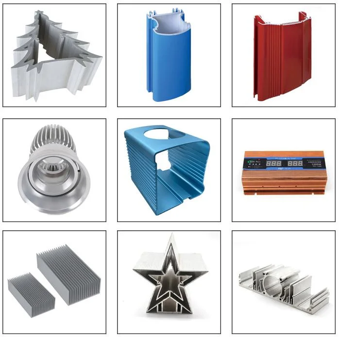 Aluminum Heatsink Extrusion Profile Customized Aluminum Shell