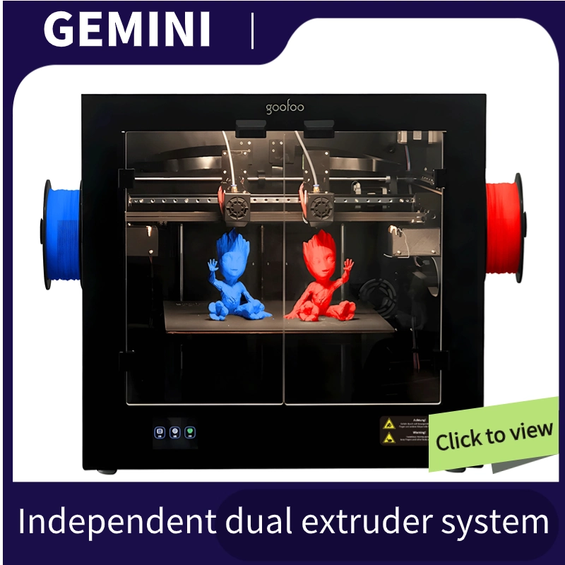 Rapid Prototyping 3D Printing Machine of Large Build Volume 280*280*300mm and Sturdy Metal Frame to Print with PLA, ABS, PETG, Nylon, Carbon Fiber