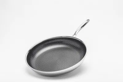 New Arrival Tri-Ply Stainless Steel Non-Stick Cookware Honeycomb Coating 28cm Fryingpan
