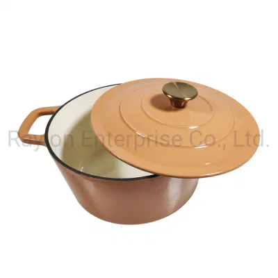 Factory Stock Nonstick 4PCS Cast Iron Enamel Coating Cookware Sets Cooking Pots