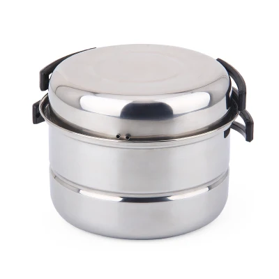 Outdoor Portable Stainless Steel Camping Cookware Set Travel Picnic Folding Cooking Pots