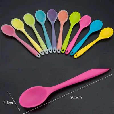 Silicone Rice Spoons Tableware Utensil Kitchen Tool High Temperature Spoon